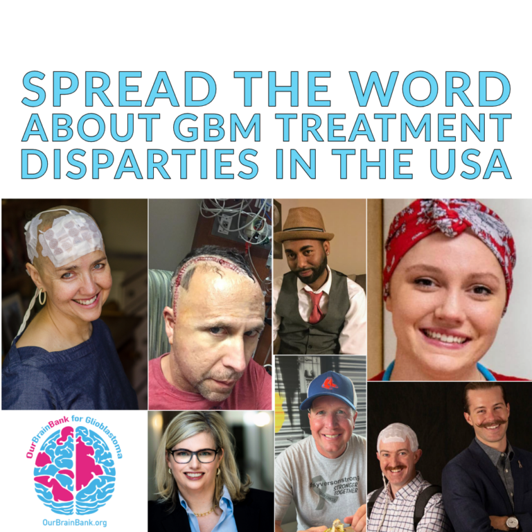 Collage survey square landscape Jessica 2024 copy Help us spread the word about disparities in GBM care
