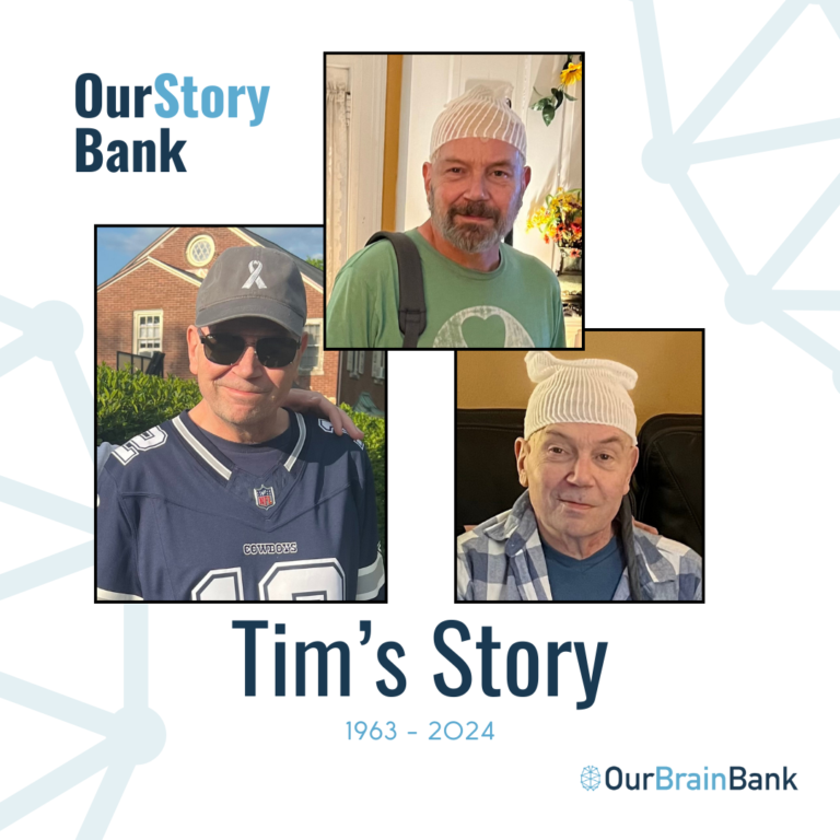 1 Tim Connolly Our Story Bank 2024 Tim Connolly (1963-2024) OurStoryBank for Glioblastoma
