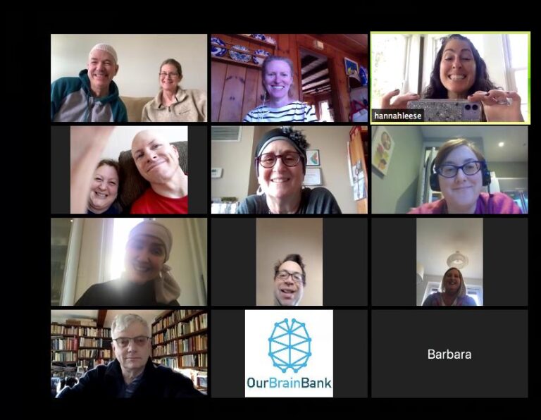 OBB voices march 27 chat GBM support group photo