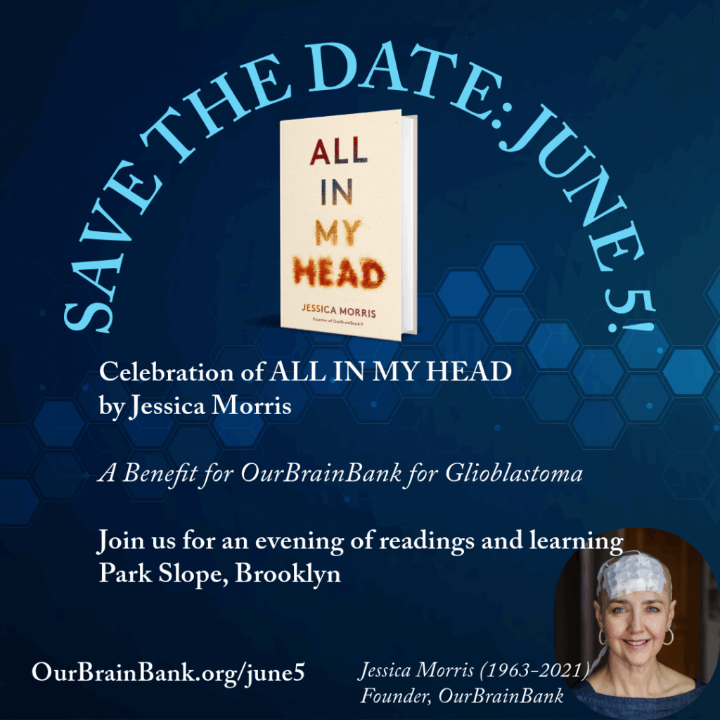 Benefit event June 5, 2025: save the date All in My Head by Jessica Morris