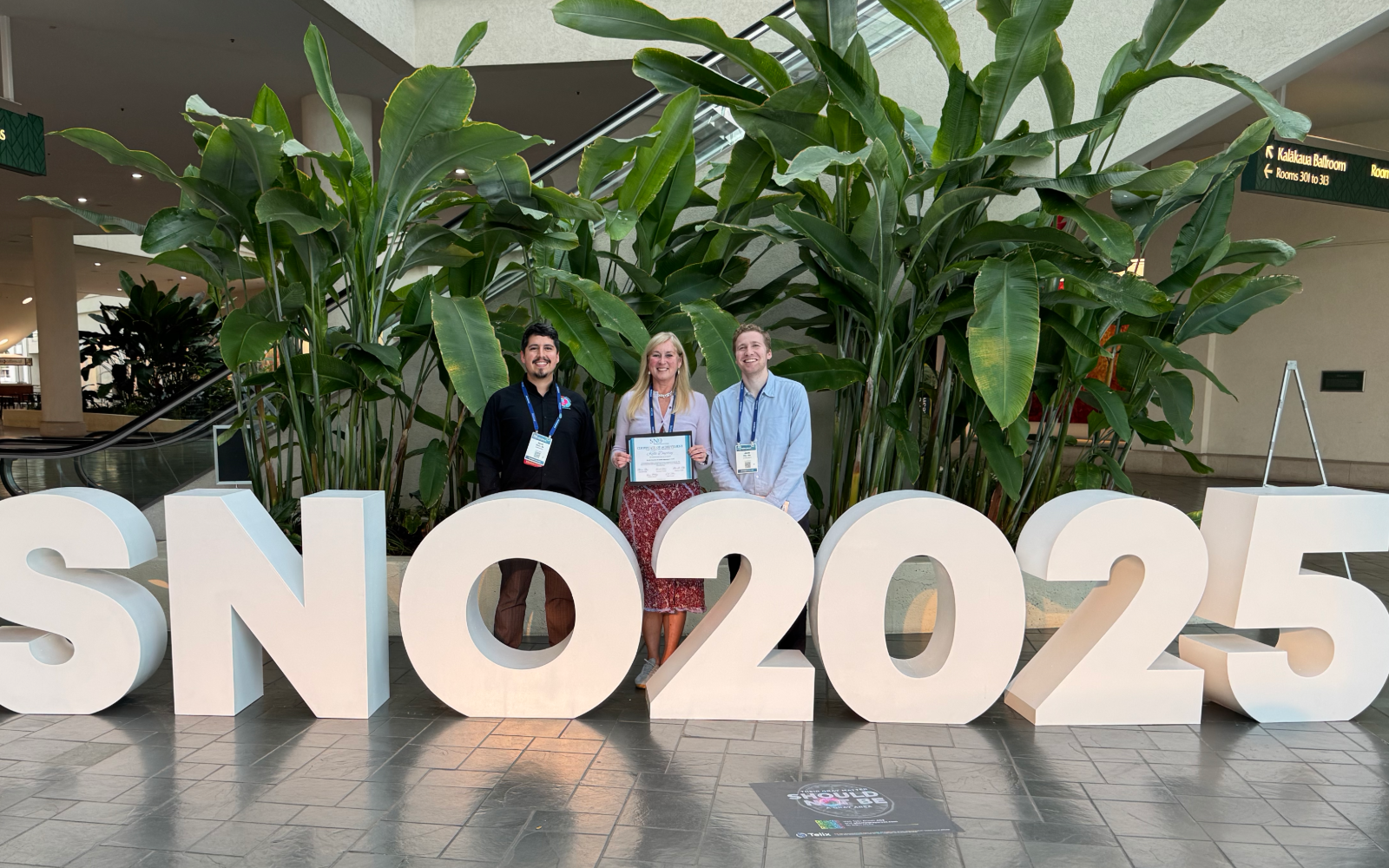 OurBrainBank for Glioblastoma team presenting GBM disparities survey findings at neuro-oncology conference